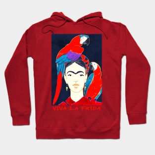 FRIDA KAHLO Mexican Feminist portrait Art poster Hoodie